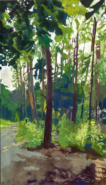 The Forest 1 of 3 2018 Gouache on paper