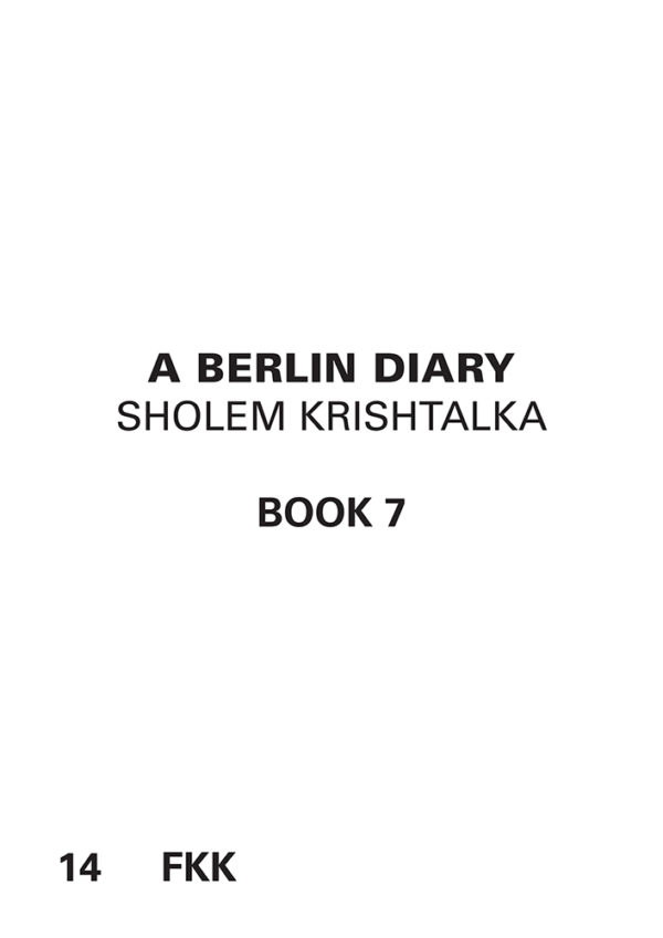 A Berlin Diary - Book 7 - Image 2
